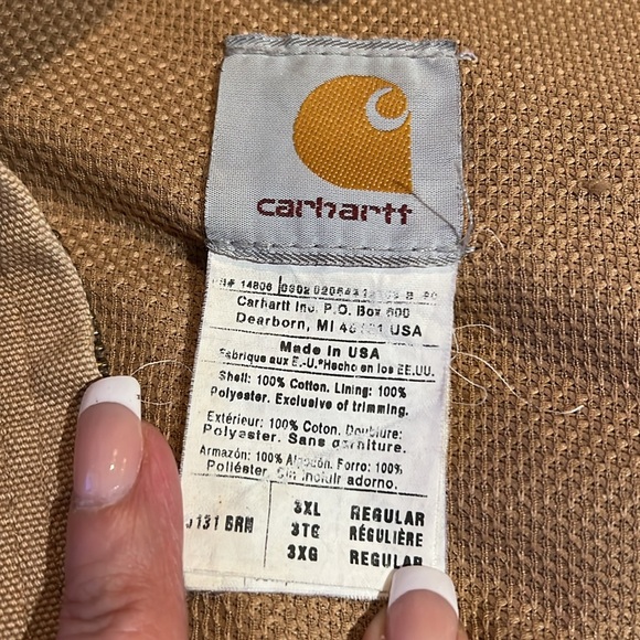 Vintage Carhart men’s three XL jacket grunge, thrashed style - Picture 8 of 14